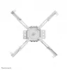 Neomounts CL25-550WH1 Beamer-Deckenhalterung – H 74,5-114,5 cm – Easy-Install – voll beweglich