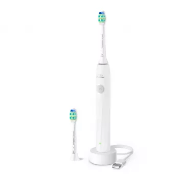Wiederaufladbare Schallzahnbürste Philips Sonicare 2100 HX4022/01 — 1 Handstück, 2 Bürstenköpfe, Li‑Ion-Akku, Daily Care-Modus
