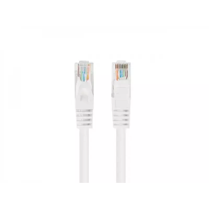 Lanberg PCU6-20CC-0200-W Cat6 U/UTP Patchkabel, 2 m, Weiß, 10er-Pack
