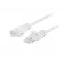 Lanberg PCU6-20CC-0200-W Cat6 U/UTP Patchkabel, 2 m, Weiß, 10er-Pack