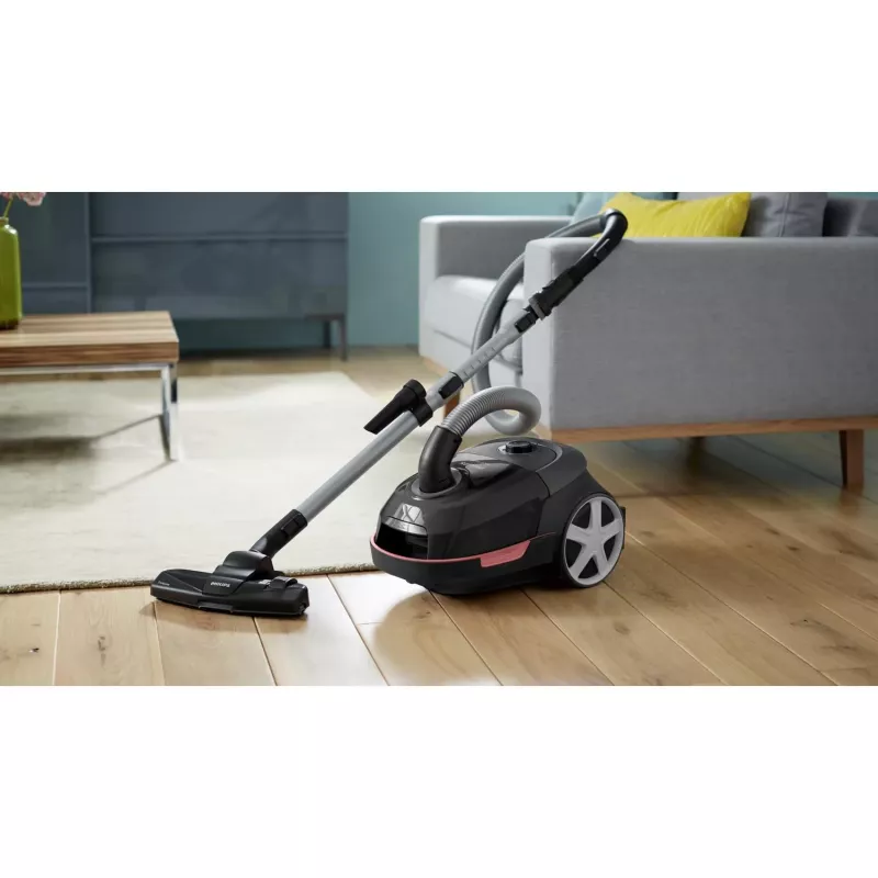 Bodenstaubsauger Philips 5000 Serie XD5123/10 — 900 W, 4 L Staubbeutel, HEPA- & Mikrofilter, für Hartböden und Teppiche