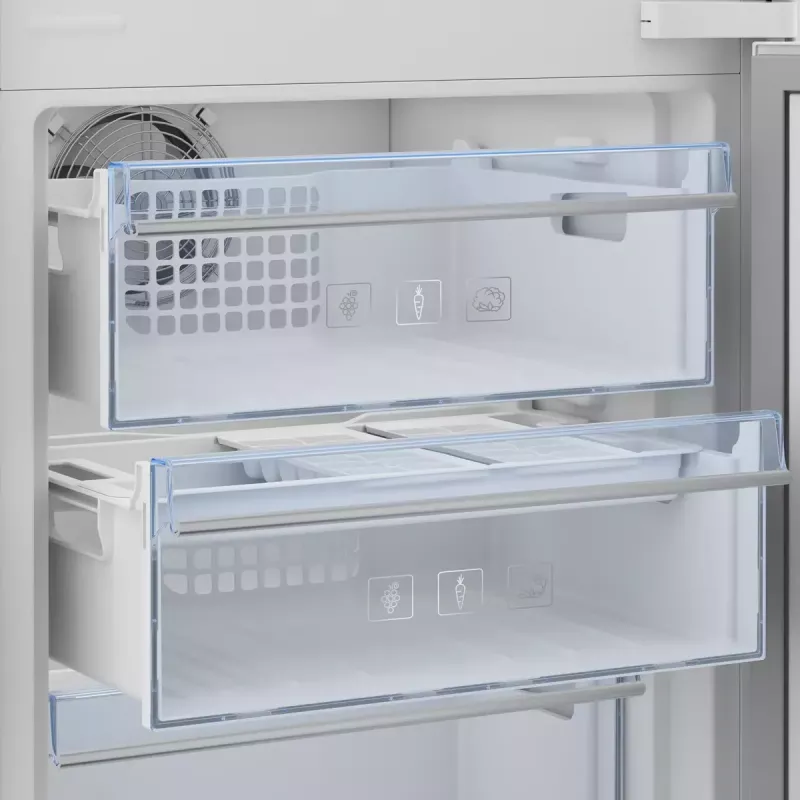 Beko BCNA306E42SN Kühl-Gefrierkombination Einbau 284 L Weiß