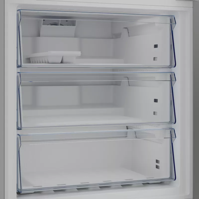Beko B3RCNE564HXB Kühl-Gefrierkombination Freistehend 490 L Silber