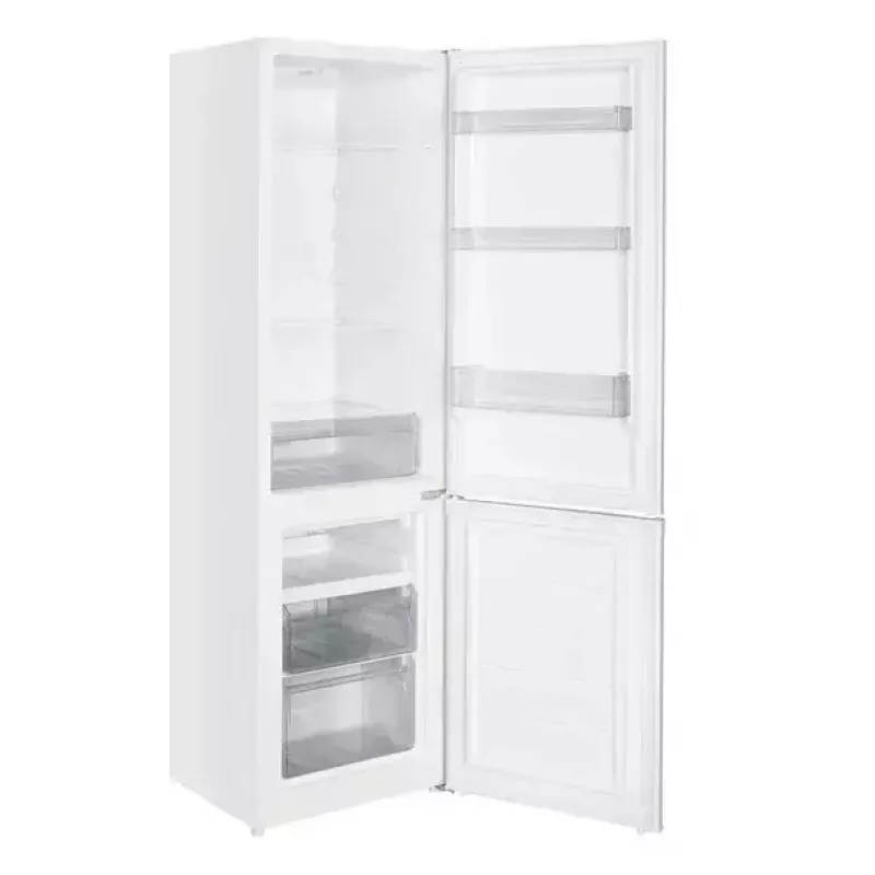 TCL RF260BWE0 Freistehender Kühl-Gefrierschrank, 260 L, Energieklasse E, Weiß