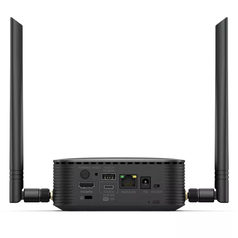Drahtloses Präsentationssystem BenQ InstaShow VS25 HDMI Desktop, Wi‑Fi 6, bis zu 2400 Mbps, externe Antenne, Schwarz