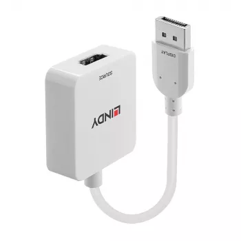 Lindy HDMI 18G zu DisplayPort 1.2 Konverter, 0,095 m, HDMI Typ A (Standard), DisplayPort, Buchse, Stecker, gerade