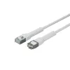 Lanview LV-6AFTP-FLEX-ANG-03W-S Cat6A U/FTP Netzwerkkabel, weiß, 3 m