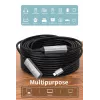 USB-C auf USB-C aktives Verlängerungskabel EQUIP 10 m, USB 3.2 Gen 1 (5 Gbit/s), schwarz