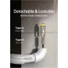 EQUIP HDMI 2.1 Aktives optisches Kabel 10 m – Abnehmbare Typ-D (Micro) + Typ-A, 48 Gbit/s, 8K/60Hz