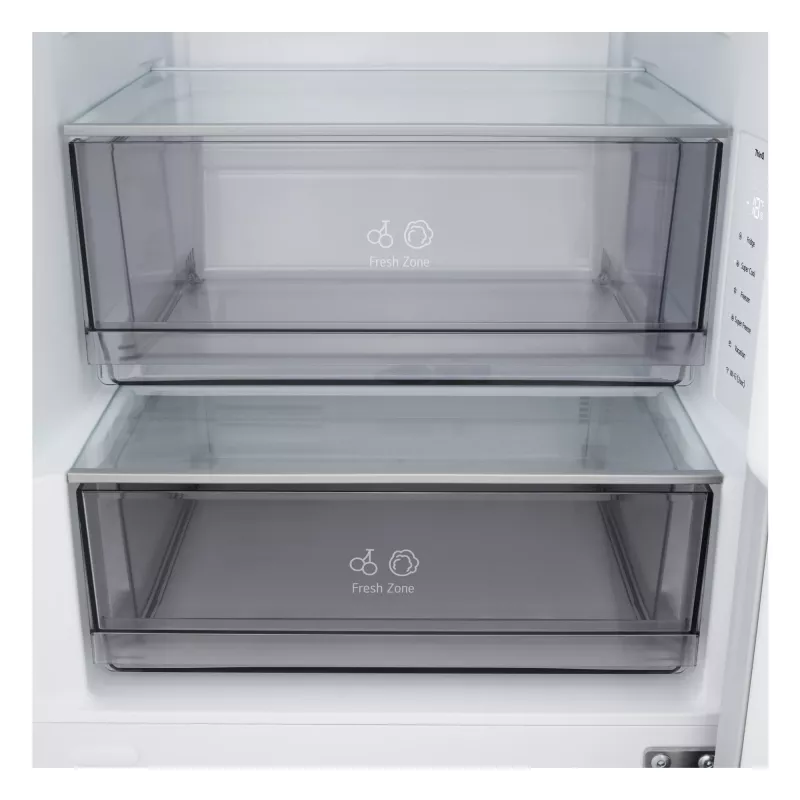 LG GBBSJ10EEP Kühl-Gefrierkombination Freistehend 333 L Schwarz
