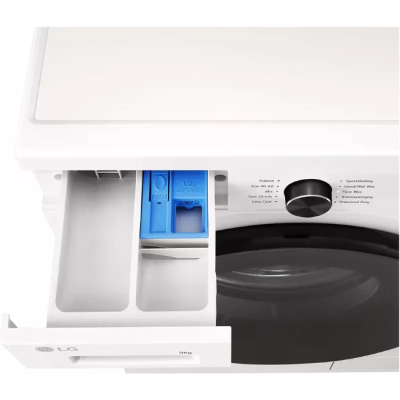 Frontlader-Waschmaschine LG F4X1009NWB — 9 kg, 1310 U/min, Klasse A, weiß