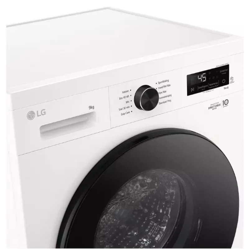 Frontlader-Waschmaschine LG F4X1009NWB — 9 kg, 1310 U/min, Klasse A, weiß