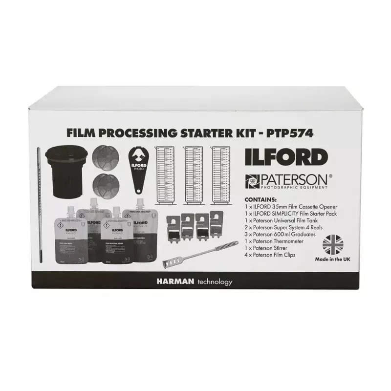 Ilford Film-Starterset mit Paterson Tank (PTP574)