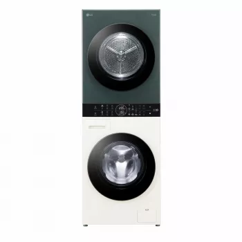 Waschtrockner LG WT1210EGF freistehend Frontlader, 22 kg, 1400 U/min, Grün/Weiß