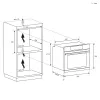 Candy Idea F IDCP N625 L 65L Einbau-Elektrobackofen Schwarz