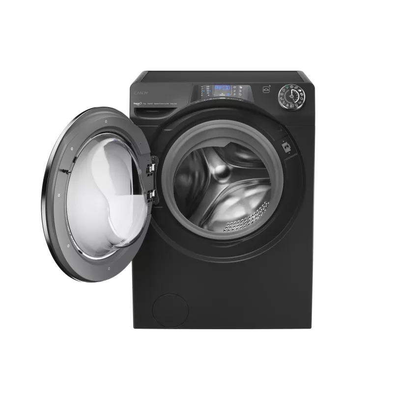 Candy RapidÓ PRO RP 496BWMBCB/1-S Waschmaschine Frontlader 9 kg 1400 U/min Schwarz