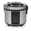 Multicooker Tristar RK-6132 — 1,5 L, 500 W, 7 Automatikprogramme, LCD, Edelstahl/Schwarz