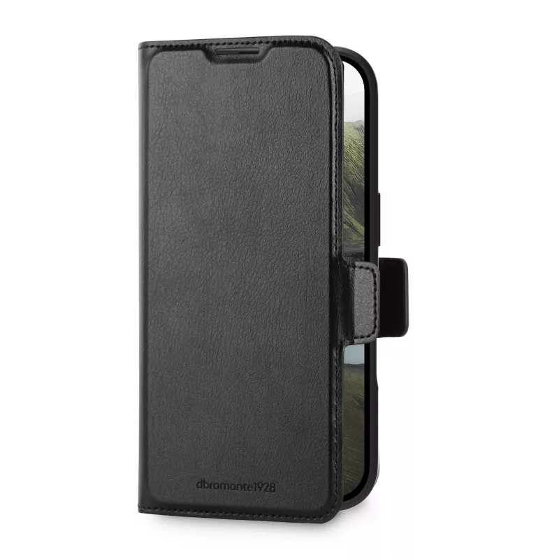 dbramante1928 Oslo Pro Folio Hülle für iPhone 17, Schwarz