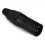 Equip 147930 Kabelstecker 3-polig, Stecker, schwarz