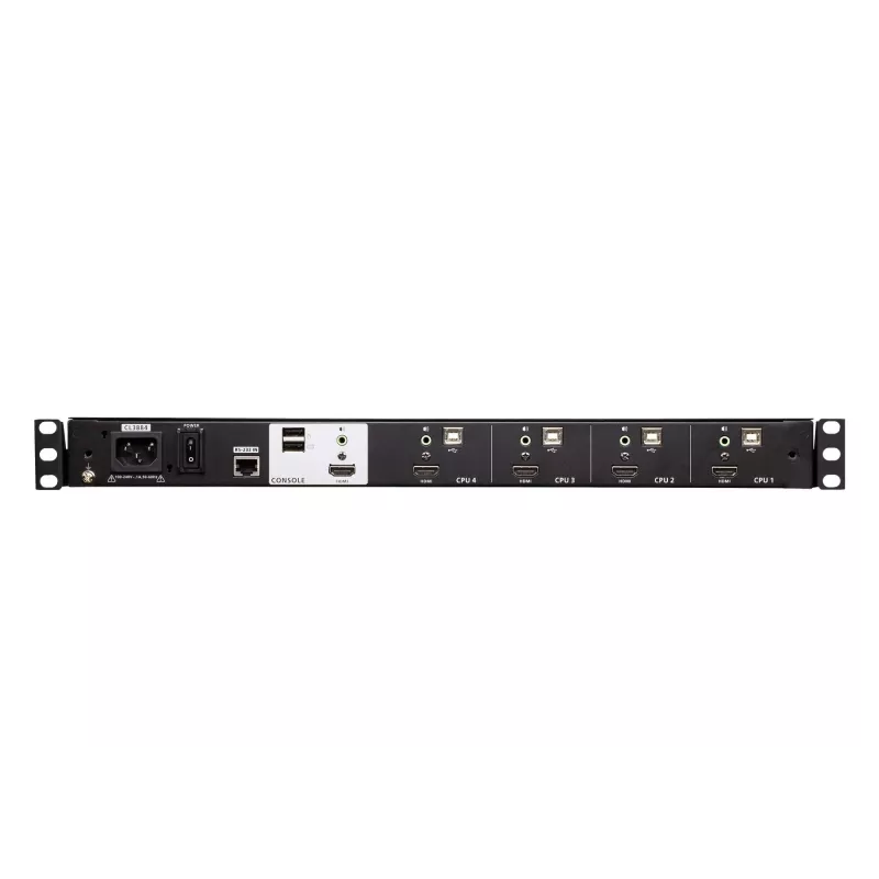 ATEN CL3884NW-ATA-ITG Rack-Konsole 47 cm (18,5 Zoll) Schwarz