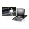 ATEN KL1508AM Rack-Konsole 43,2 cm (17 Zoll) 1280 x 1024 Pixel Metall Schwarz 1U