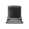 ATEN CL5708IN Rack-Konsole 48,3 cm (19 Zoll) 1280 x 1024 Pixel Metall, Kunststoff Schwarz 1HE