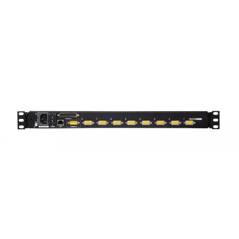ATEN CL5708IN Rack-Konsole 48,3 cm (19 Zoll) 1280 x 1024 Pixel Metall, Kunststoff Schwarz 1HE