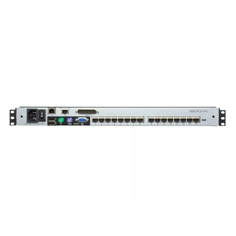 ATEN KL1516AIM Rack-Konsole 43,2 cm (17 Zoll) 1280 x 1024 Pixel Metall Schwarz 1U