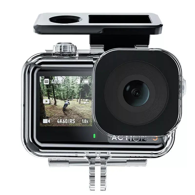 Telesin wasserdichtes Gehäuse für DJI Action 3 – Schutzgehäuse für Action3 Kamera