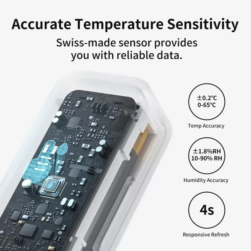 SwitchBot Hub Mini + 3x Temperatur- und Feuchtigkeitssensor-Set