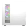 Computergehäuse DarkFlash DS950V mit integriertem Display, weiß, inklusive 6 Lüfter