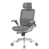 Universal-Gamingstuhl Cougar CGR-SPO-WHW — weiße Sitzfläche und Rückenlehne, max. Belastung 120 kg, Höhe 1170–1310 mm, Breite 680 mm