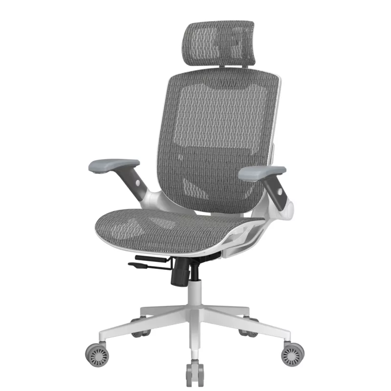 Universal-Gamingstuhl Cougar CGR-SPO-WHW — weiße Sitzfläche und Rückenlehne, max. Belastung 120 kg, Höhe 1170–1310 mm, Breite 680 mm