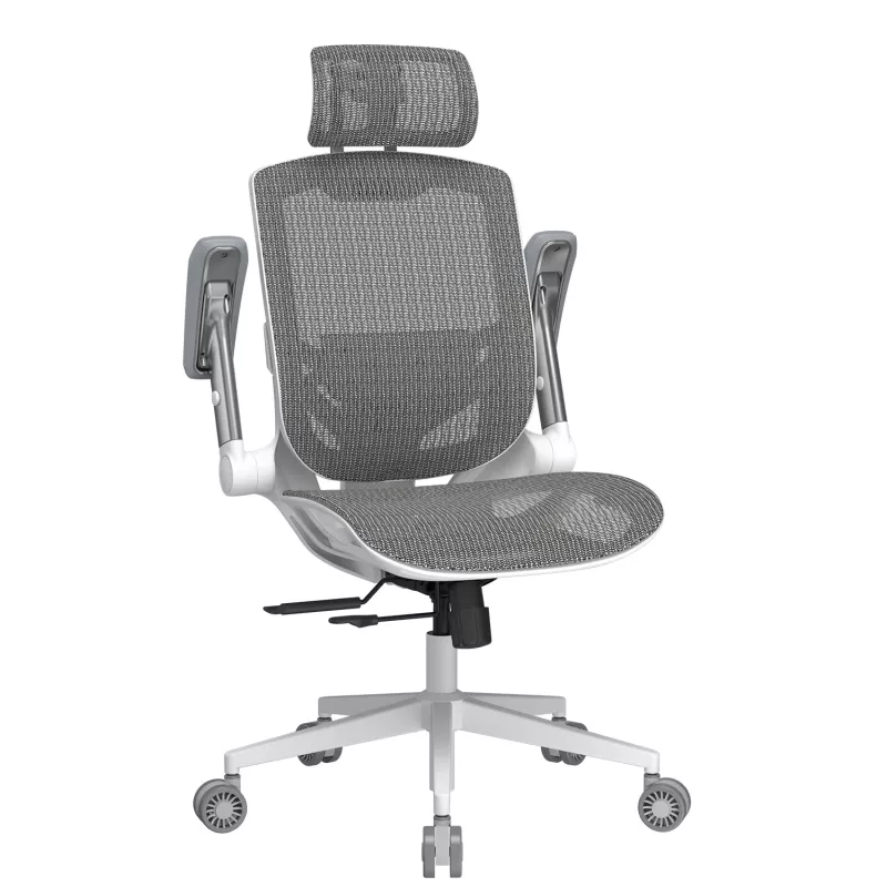 Universal-Gamingstuhl Cougar CGR-SPO-WHW — weiße Sitzfläche und Rückenlehne, max. Belastung 120 kg, Höhe 1170–1310 mm, Breite 680 mm