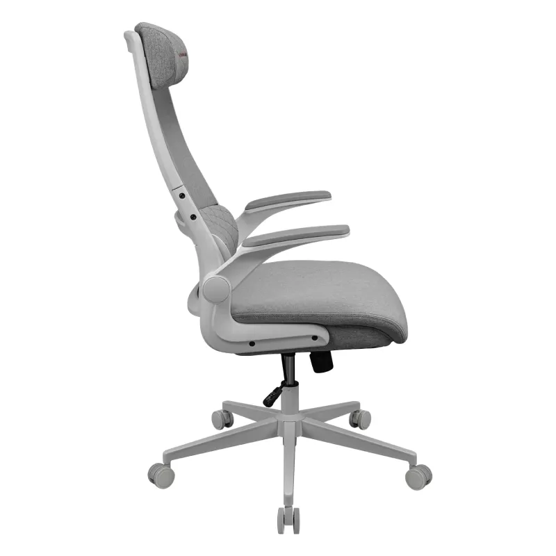 Büro-/Gaming-Stuhl Cougar Stryder — Stoff, Weiß; Breite 710 mm, Tiefe 675 mm, Höhe min. 115 cm
