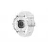 Samsung Galaxy Watch8 Classic 3,3 cm (1,3 Zoll) AMOLED 46 mm Digital 438 x 438 Pixel Touchscreen Silber Wi-Fi GPS (Satellit)