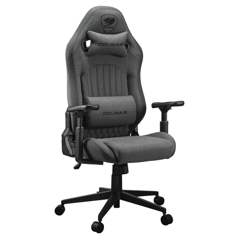 Universal-Gaming-Stuhl Cougar CGR-EPF-ROG — Schwarz/Grau, min. Höhe 125 cm, Sitzfläche 710×670 mm, max. 120 kg
