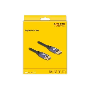 DeLOCK DisplayPort-Kabel 8K 60 Hz 5 m lila Metall