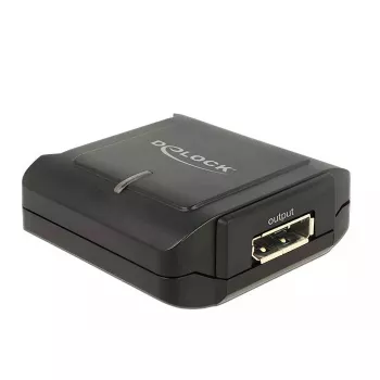 Delock DisplayPort 1.2 Repeater 4K 60 Hz, bis zu 40 m