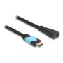 DeLOCK High Speed HDMI-Verlängerungskabel 48 Gbit/s 8K 60 Hz 1 m