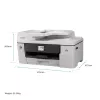 Multifunktions-Tintenstrahldrucker Brother MFC-J6760DW — A3, 1200 x 4800 DPI, 31 Seiten/Min., WLAN, Ethernet