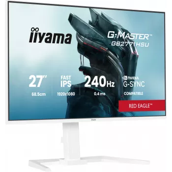 Gaming-Monitor IIYAMA GB2771HSU-W1 27 Zoll (68,6 cm) Full HD – HDMI, DisplayPort, USB – Weiß