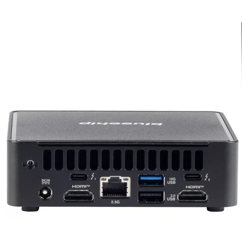 bluechip BUSINESSline L1551 *Grün* Intel Core 5 120U 16 GB DDR5-SDRAM 500 GB SSD Windows 11 Pro Mini-PC Schwarz