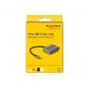DeLOCK 63223 USB 3.2 Gen 1 Type-C Hub 5000 Mbit/s Schwarz
