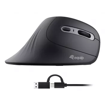 Equip 245119 Maus Universal Rechtshändig USB Typ-A + USB Typ-C Optisch 7200 DPI