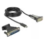 Serielles Kabel DeLOCK 62904 Schwarz 1,8 m DB-9