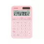 Desktop-Basisrechner CASIO MS-20YC — 12-stellig, Steuer- & Gewinnfunktionen, Batterie/Solar, Hellrosa