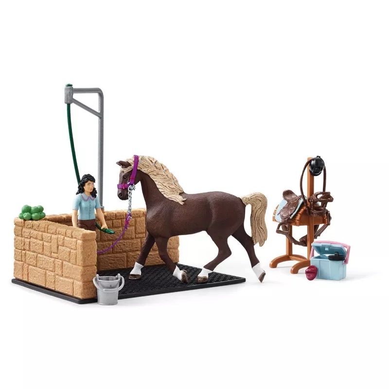 Animal Schleich HORSE CLUB Waschplatz mit Emily & Luna