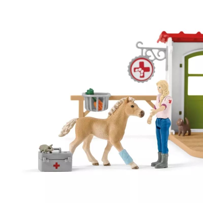 Tierarztpraxis mit Tieren Schleich 42502