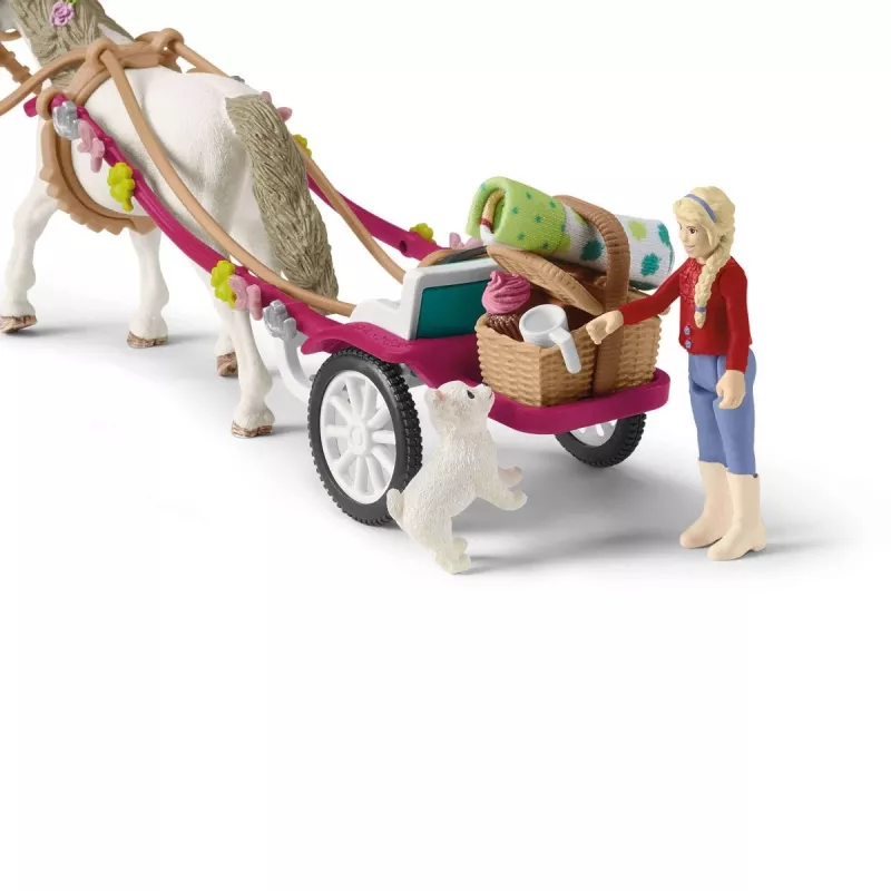 Farm Schleich HORSE CLUB Kleine Kutsche für das große Reitturnier